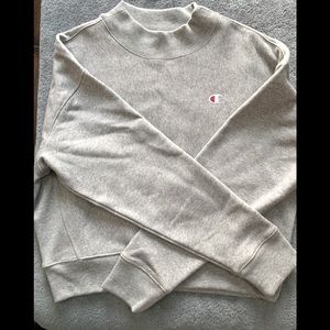 Large Champion gray sweatshirt. Worn once.